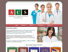 Tablet Screenshot of americancorporateservices.com